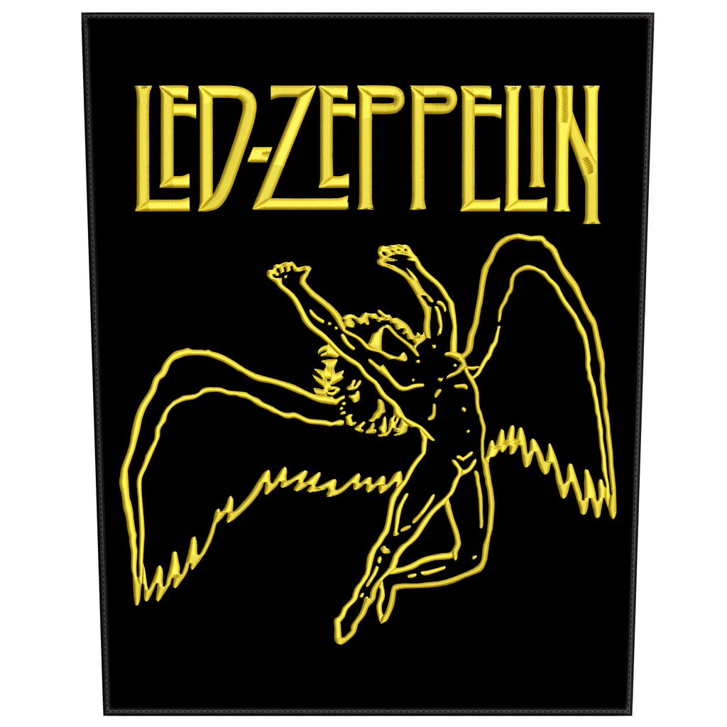 Espaldera Bordada LED ZEPPELIN Hard Rock
