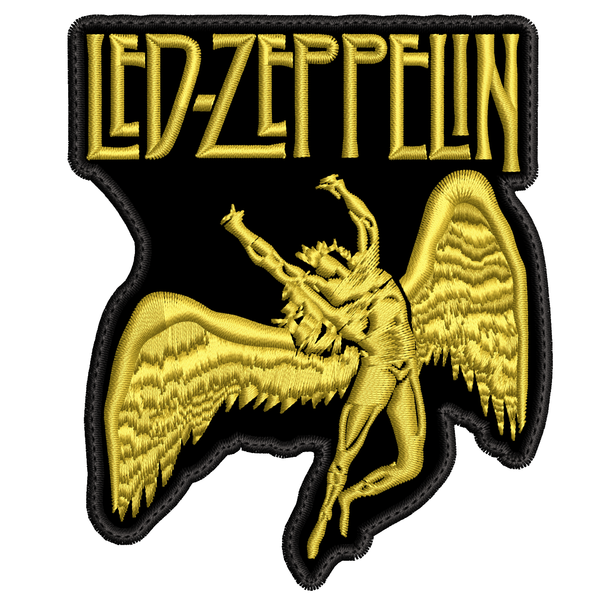 Parche Bordado LED ZEPPLIN Hard Rock