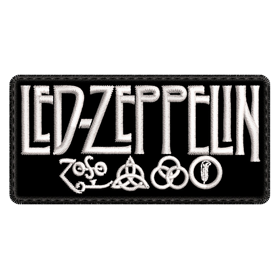 Parche Bordado Mini LED ZEPPELIN Hard Rock