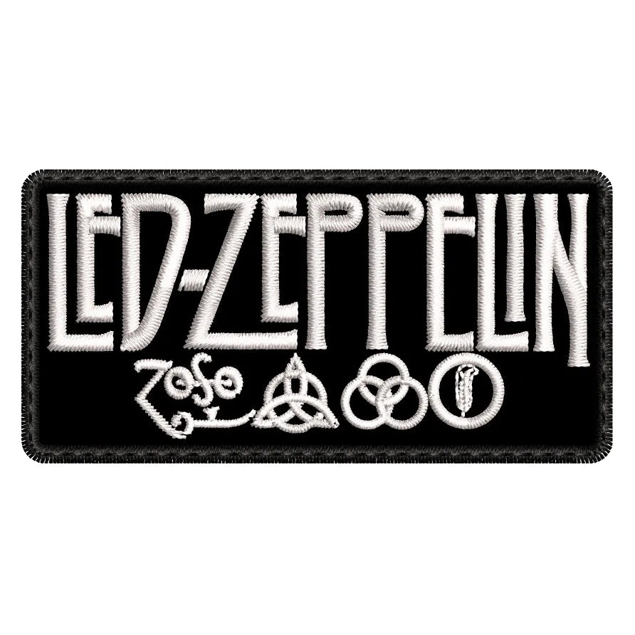Parche Bordado Mini LED ZEPPELIN Hard Rock