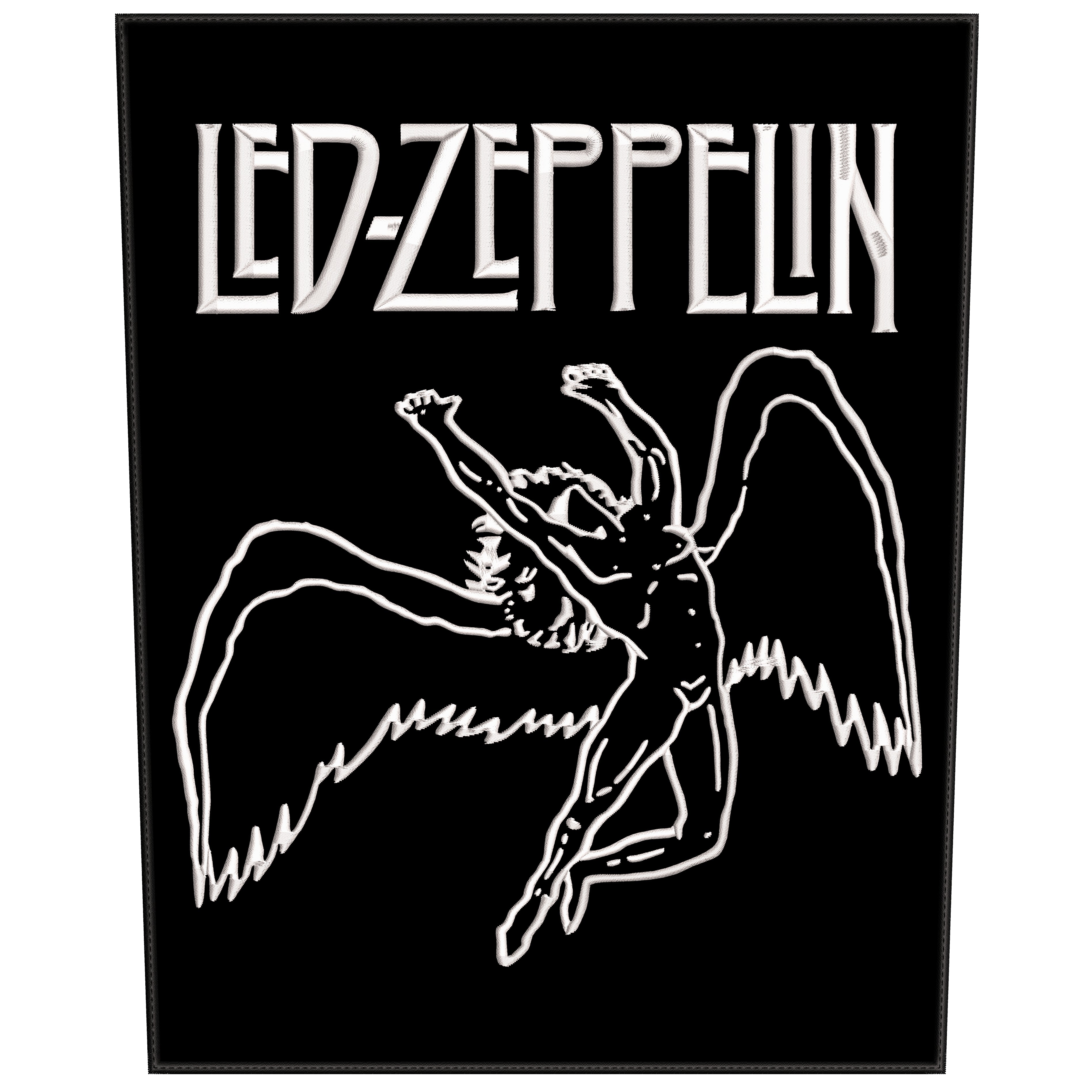 Espaldera Bordada LED ZEPPELIN Hard Rock