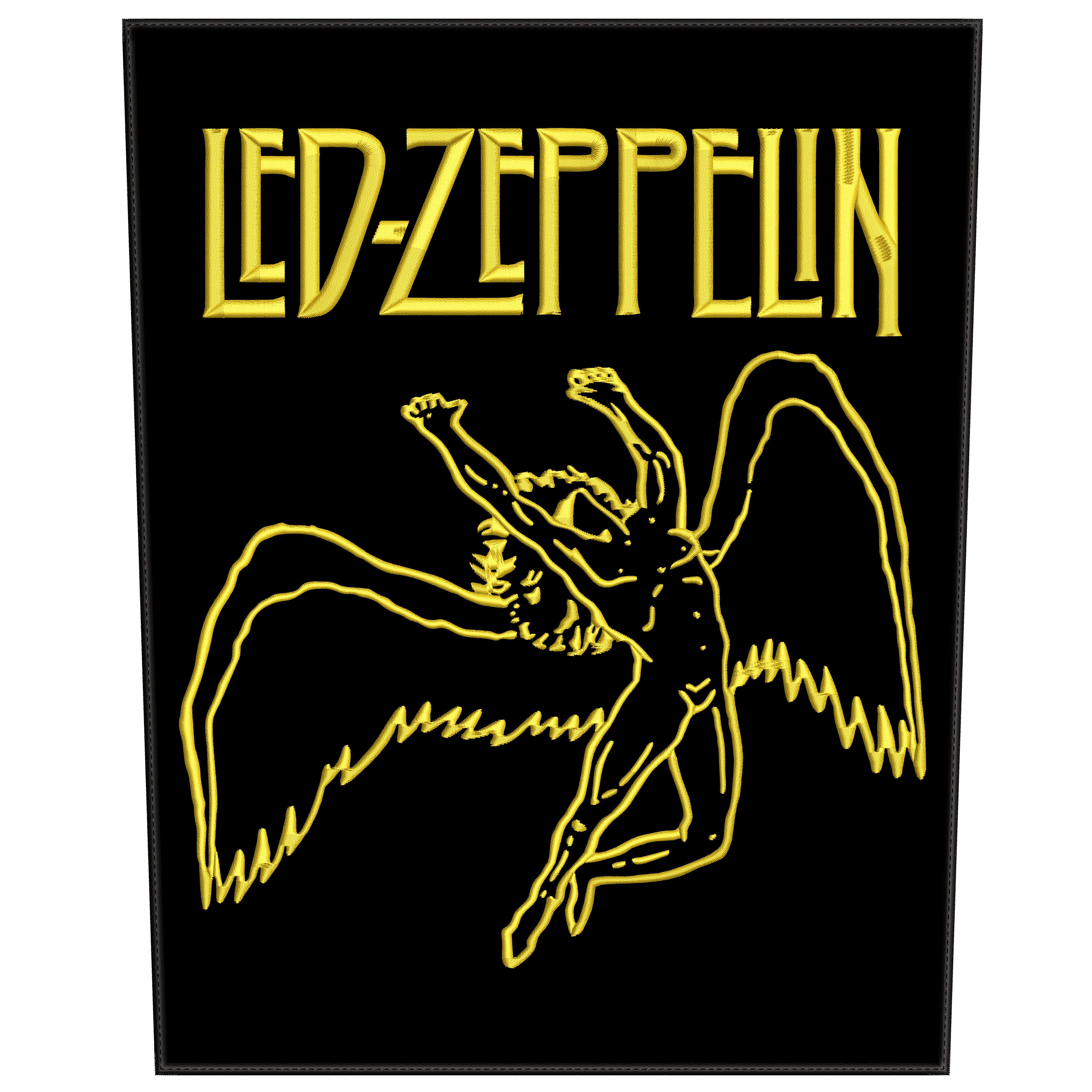 Espaldera Bordada LED ZEPPELIN Hard Rock