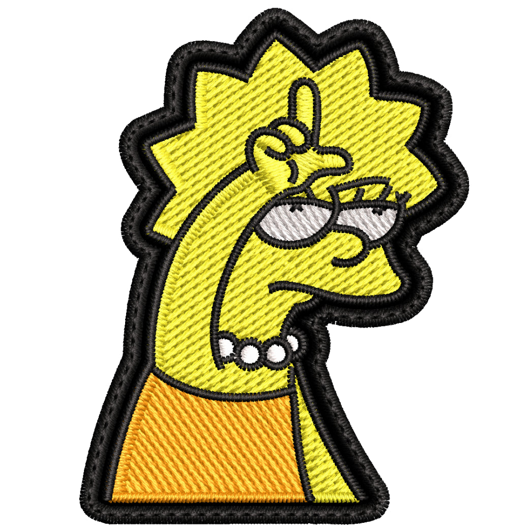 Parche Bordado Mini LISA SIMPSON