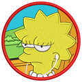 Parche Bordado LISA, SIMPSON