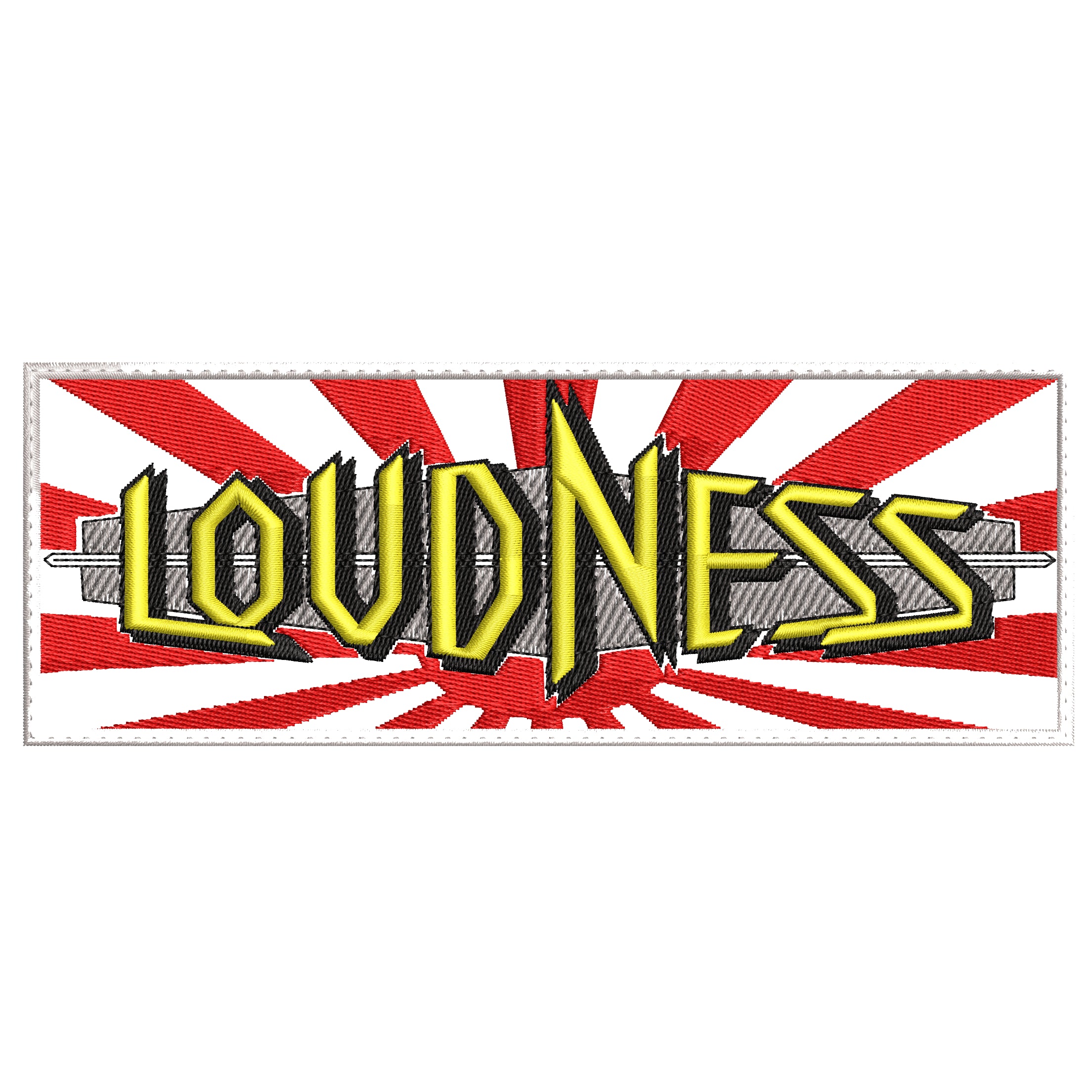 Parche Bordado Mini LOUDNESS Heavy Metal
