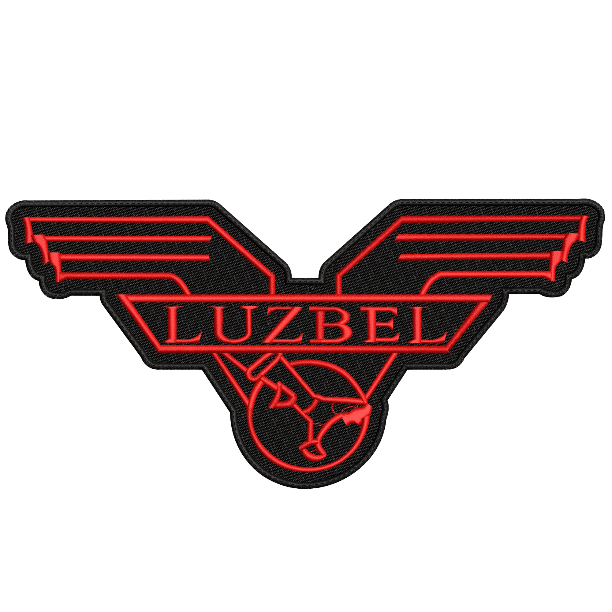 Espaldera Bordada LUZBEL Heavy Metal