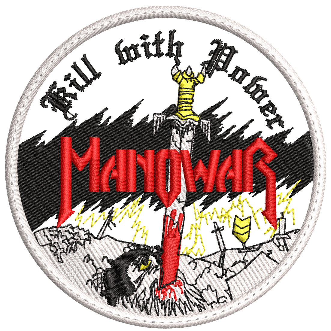 Parche Bordado MANOWAR Heavy Metal