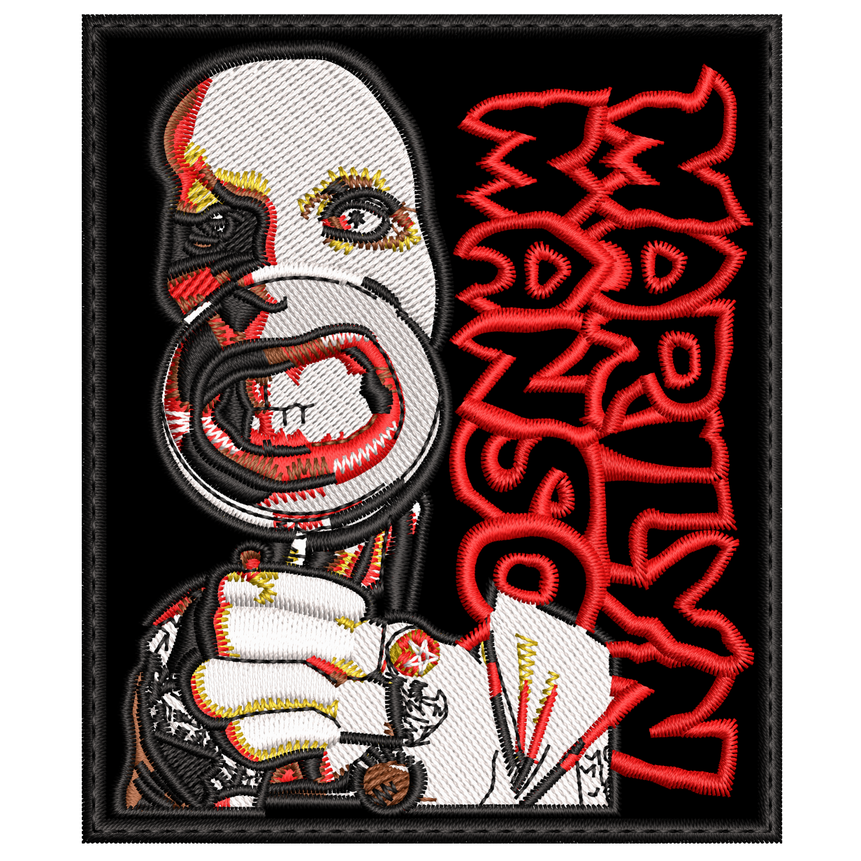 Parche Bordado MARILYN MANSO Metal/Rock