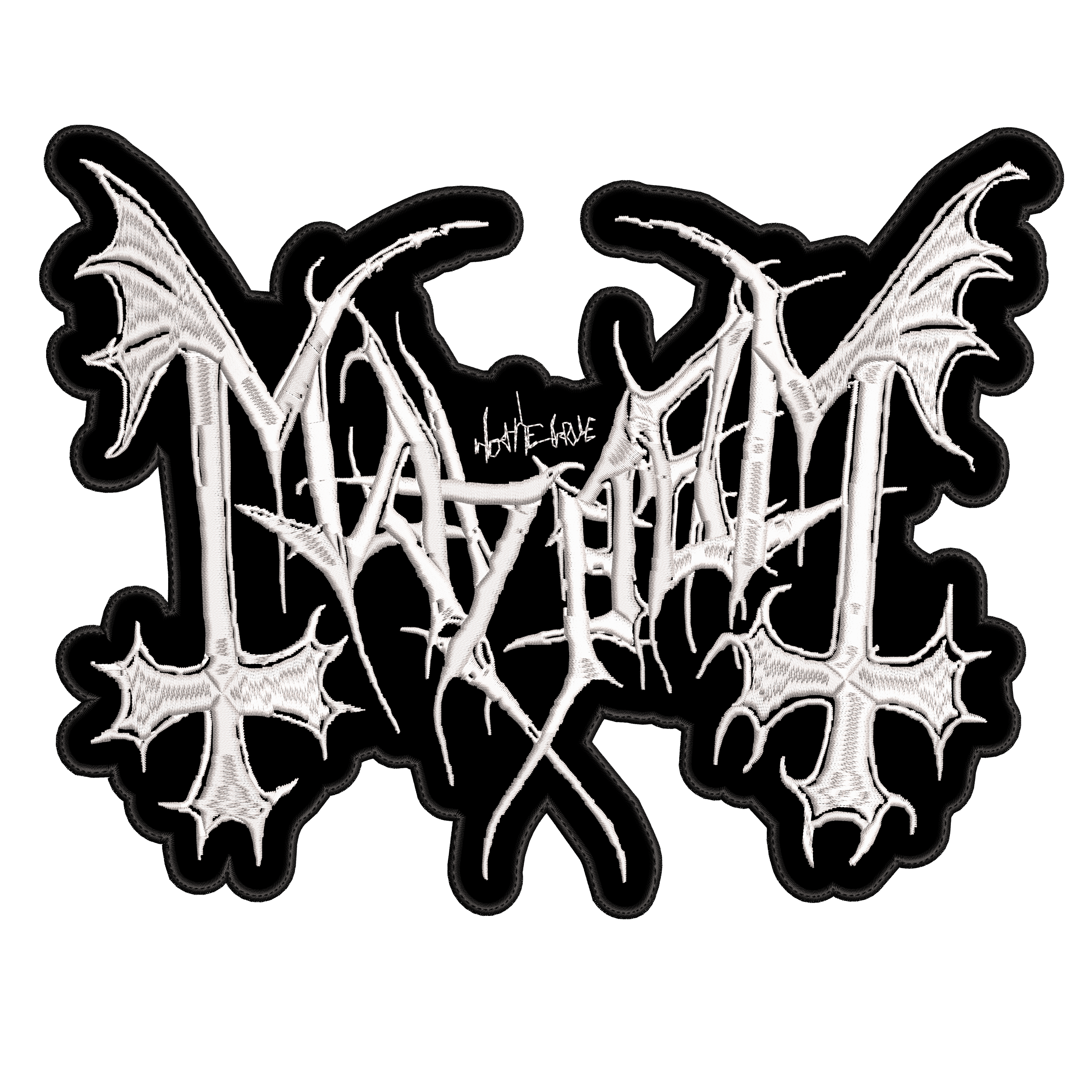 Espaldera Bordada MAYHEM Black Metal