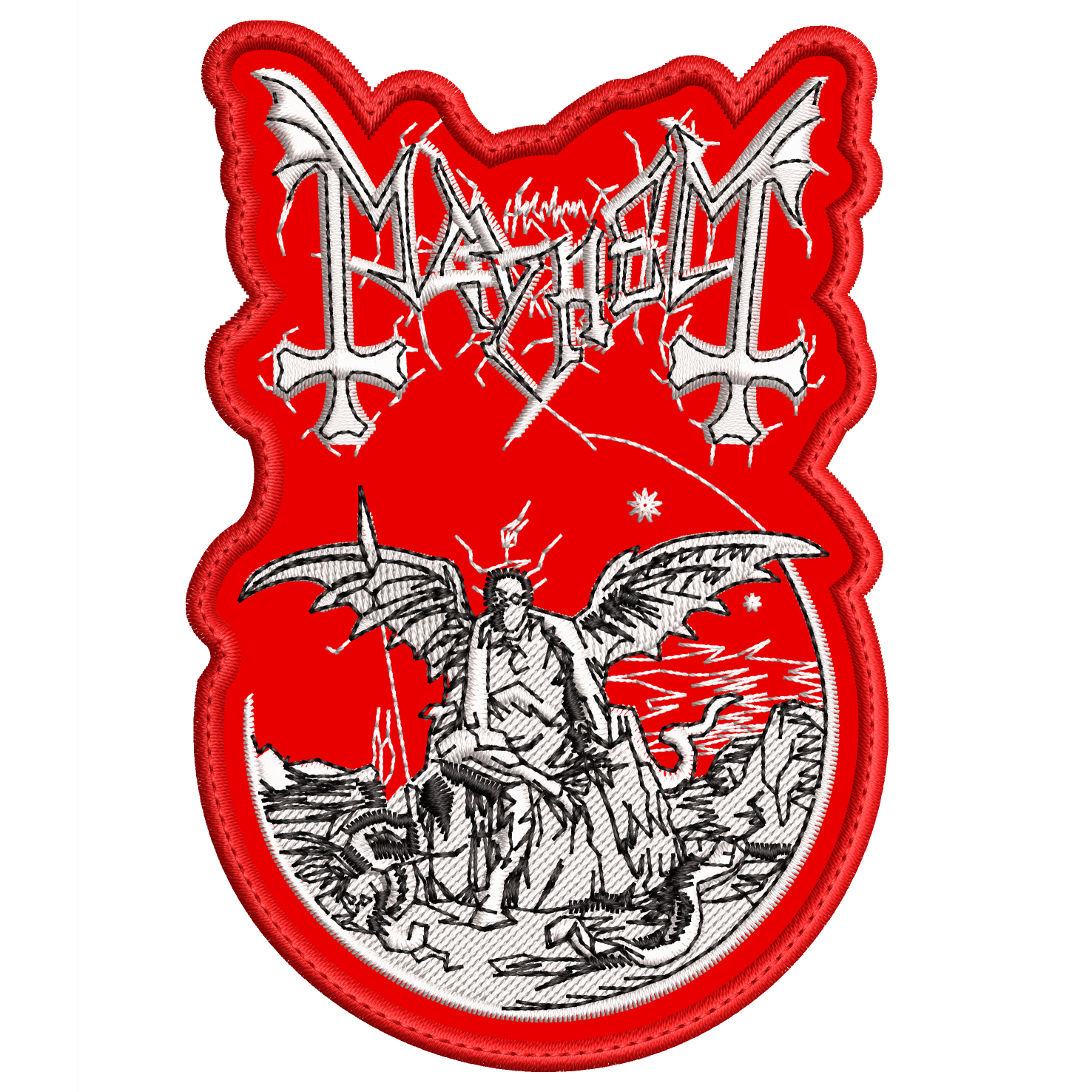 Parche Bordado MAYHEM Black Metal