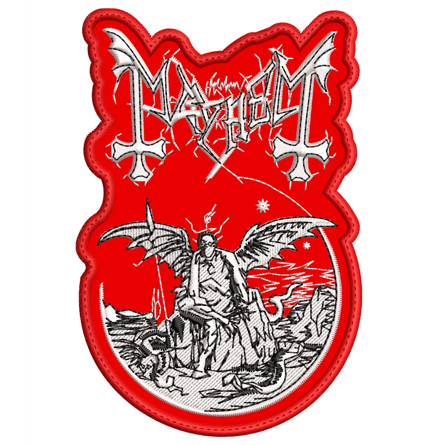 Parche Bordado MAYHEM Black Metal
