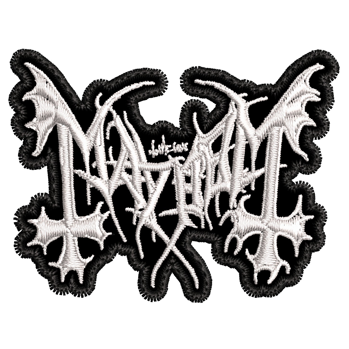 Parche Bordado Mini MAYHEM Black Metal