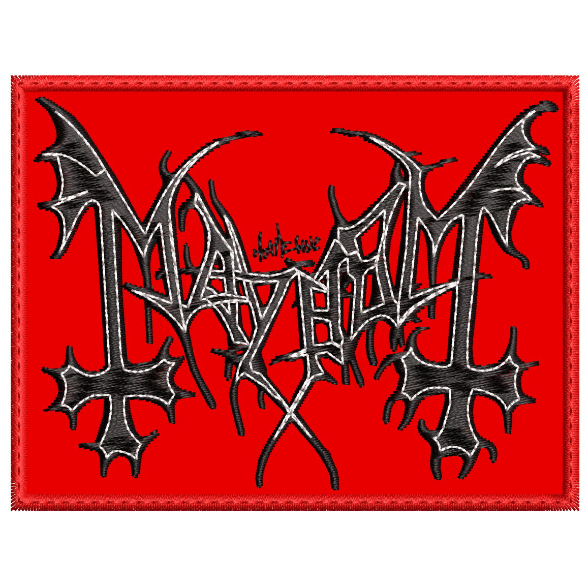 Parche Bordado MAYHEM Black Metal