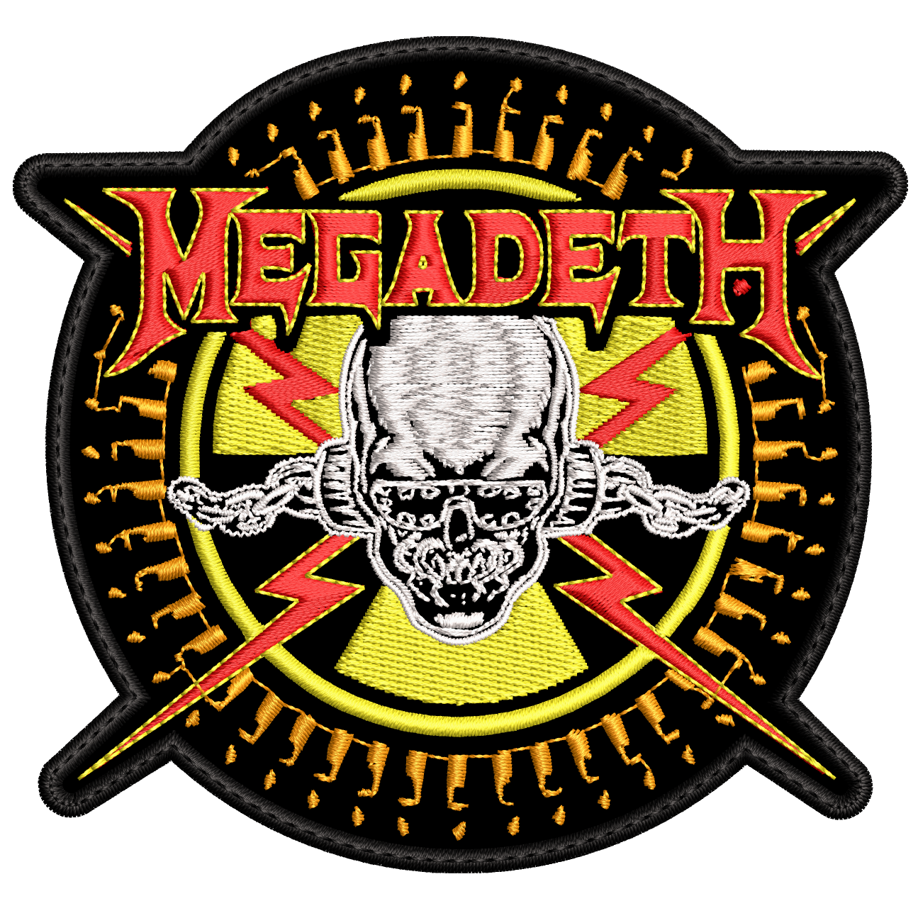 Parche Bordado MEGADETH Thrash Metal