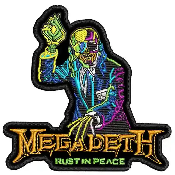 Espaldera Bordada MEGADETH Heavy Metal