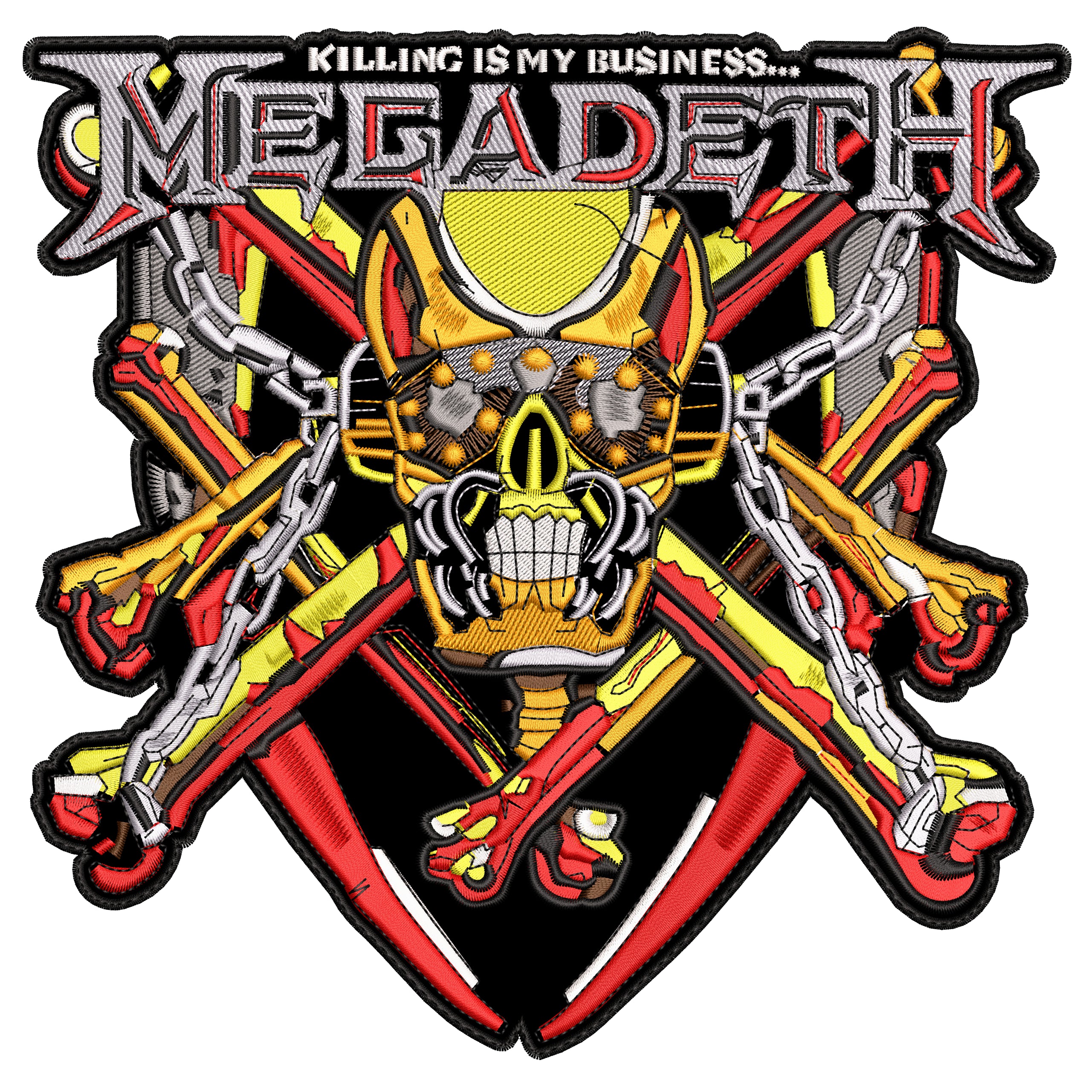 Espaldera Bordada MEGADETH Thrash Metal