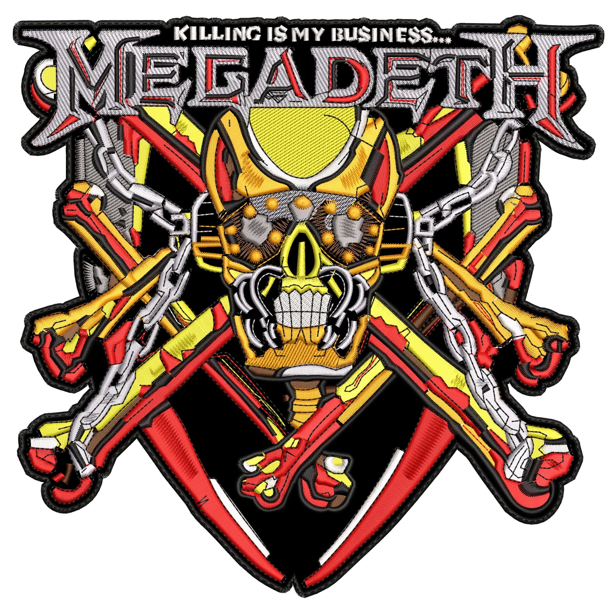 Espaldera Bordada MEGADETH Thrash Metal
