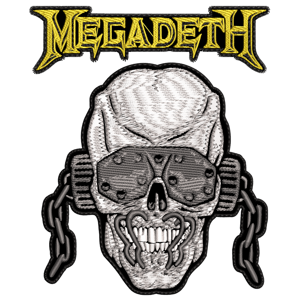 Espaldera Bordada MEGADETH Thrash Metal