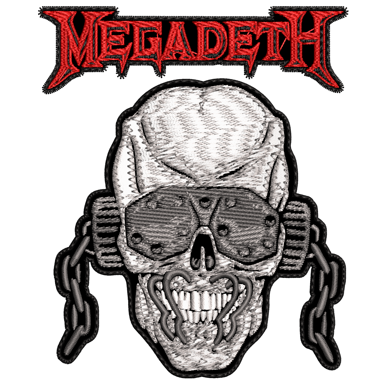 Espaldera Bordada MEGADETH Thrash Metal