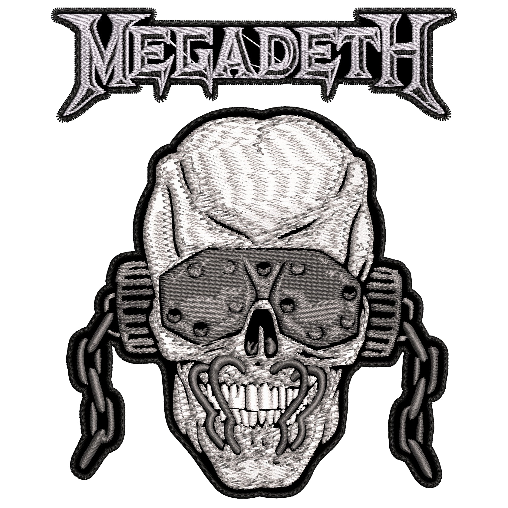 Espaldera Bordada MEGADETH Thrash Metal