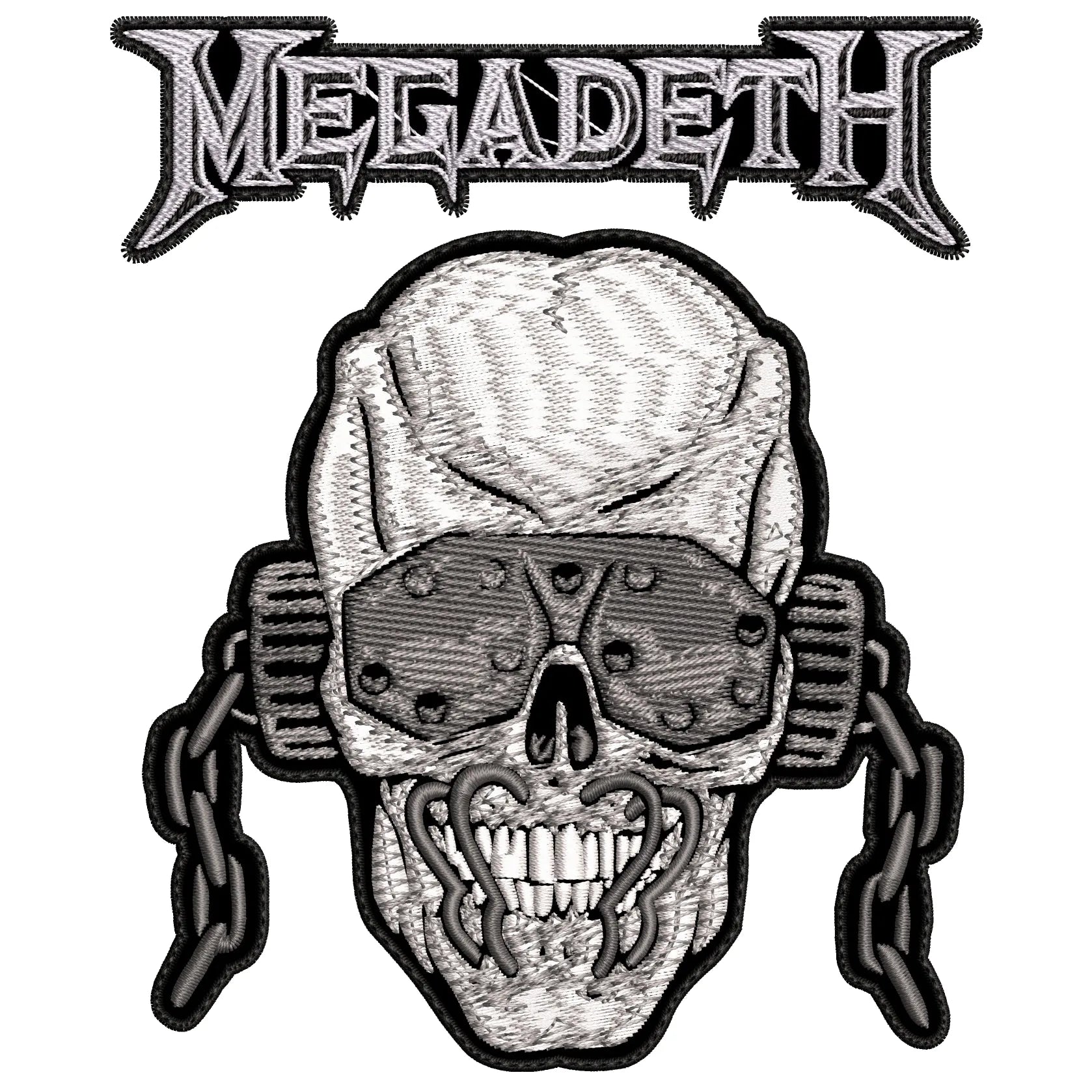 Espaldera Bordada MEGADETH Thrash Metal