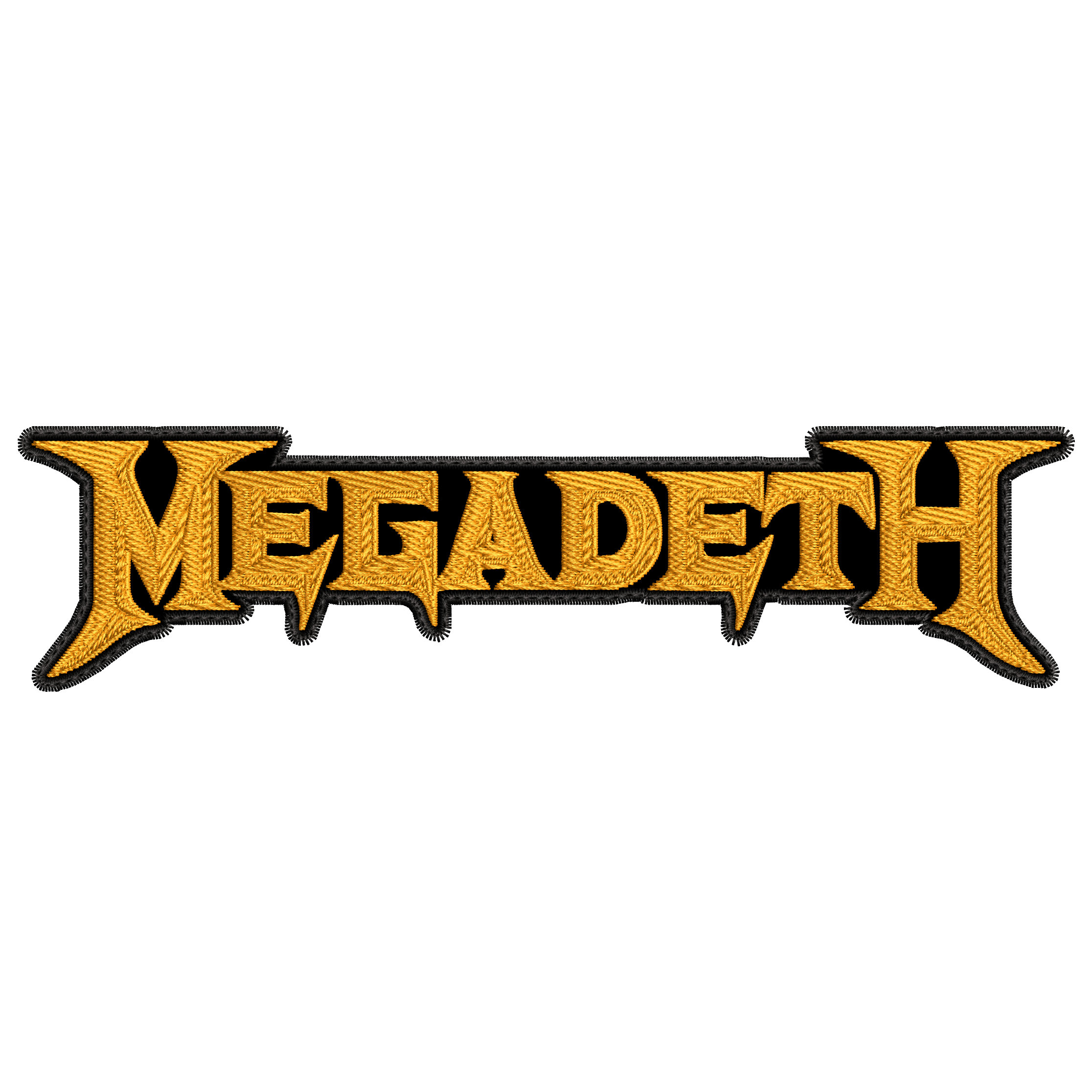 Espaldera Bordada MEGADETH Thrash Metal