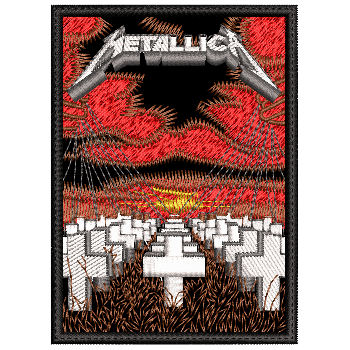 Parche Bordado METALLICA Thrash Metal