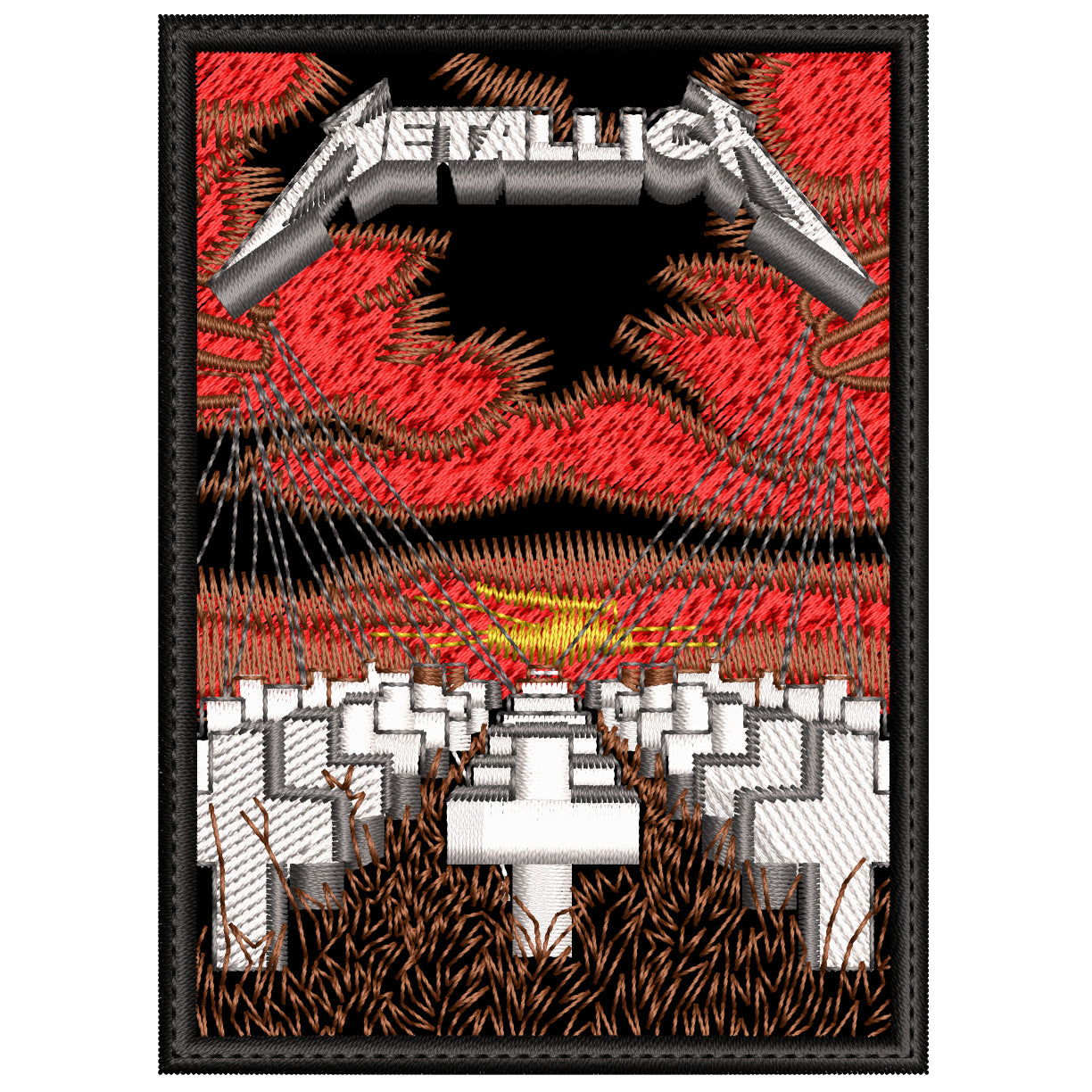 Parche Bordado METALLICA Thrash Metal