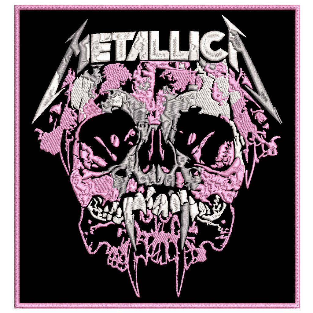 Espaldera Bordada METALLICA Thrash Metal