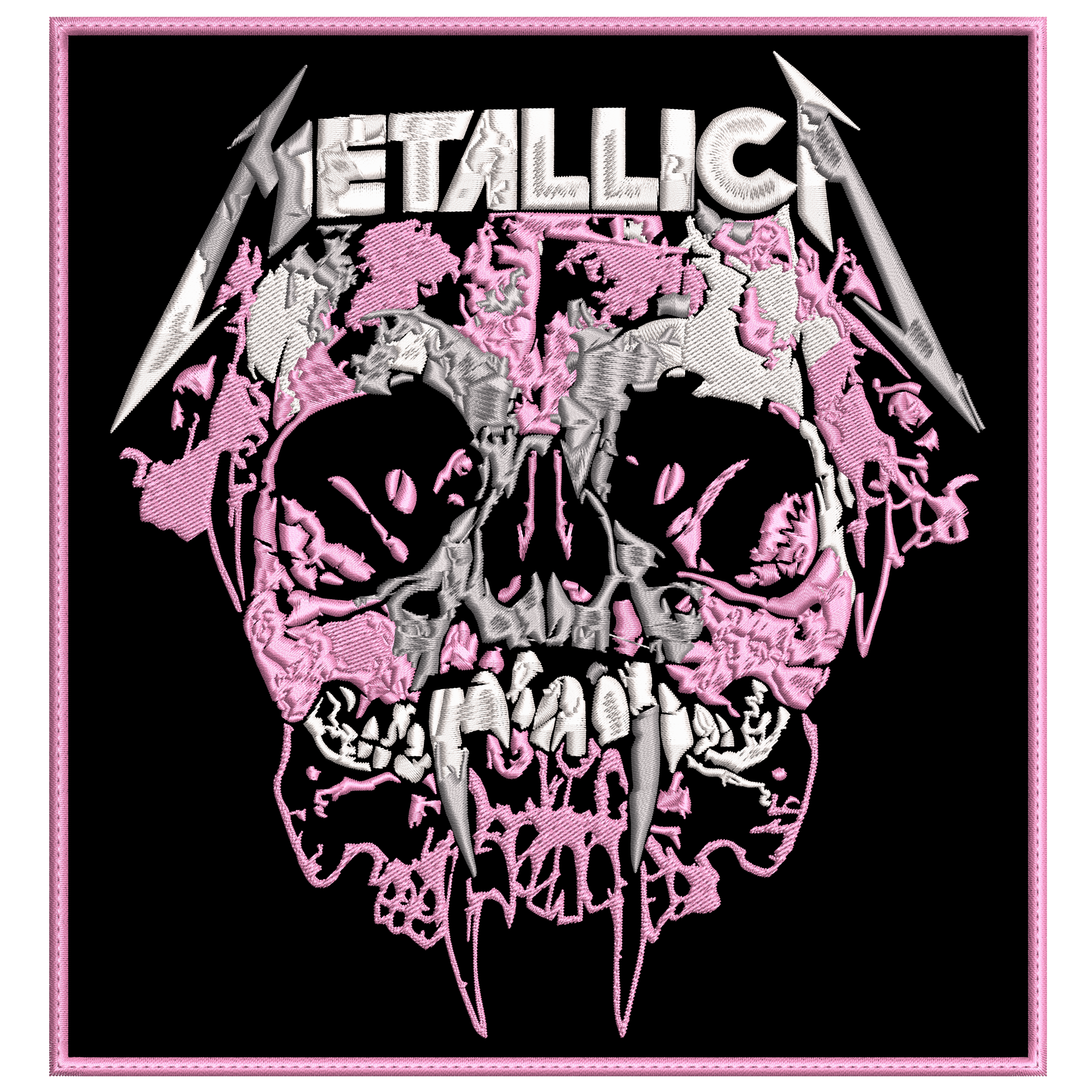 Espaldera Bordada METALLICA Thrash Metal