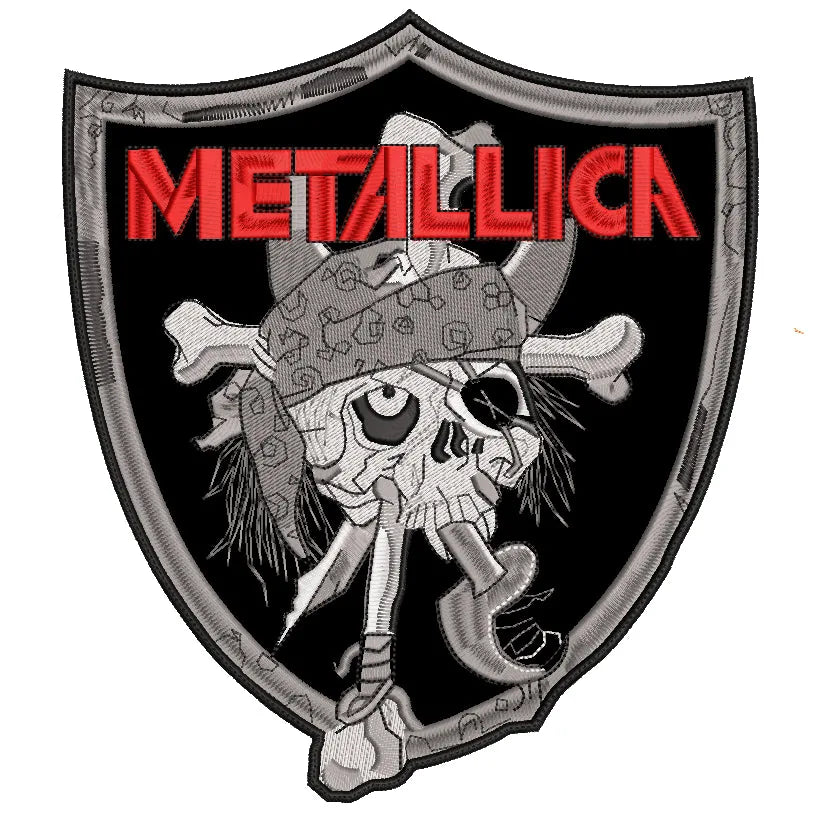 Espaldera Bordada METALLICA Thrash Metal