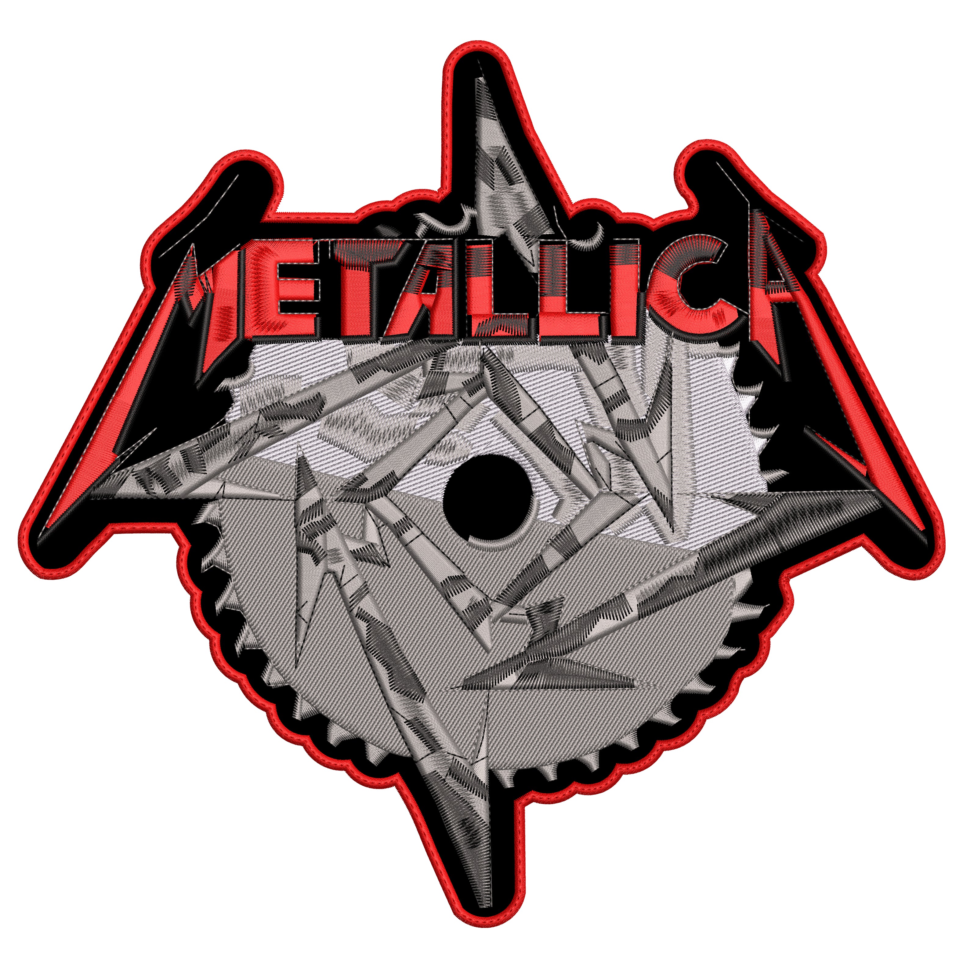 Espaldera Bordada METALLICA Thrash Metal