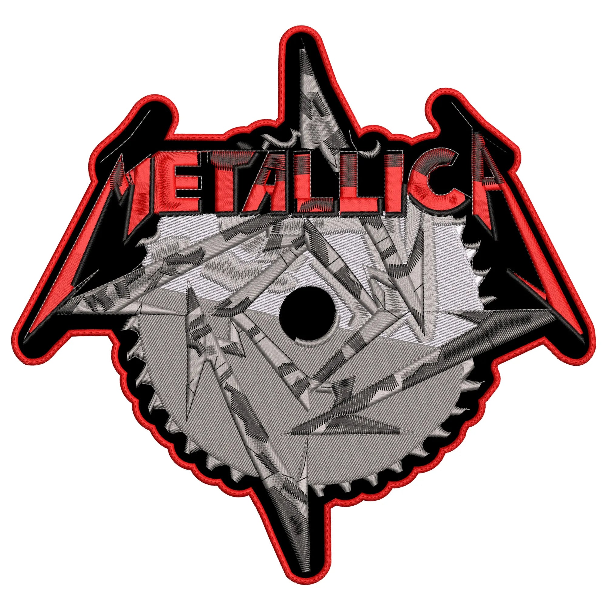Espaldera Bordada METALLICA Thrash Metal