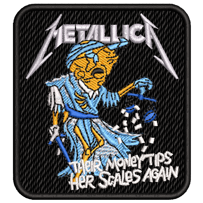 Parche Bordado METALLICA Thrash Metal