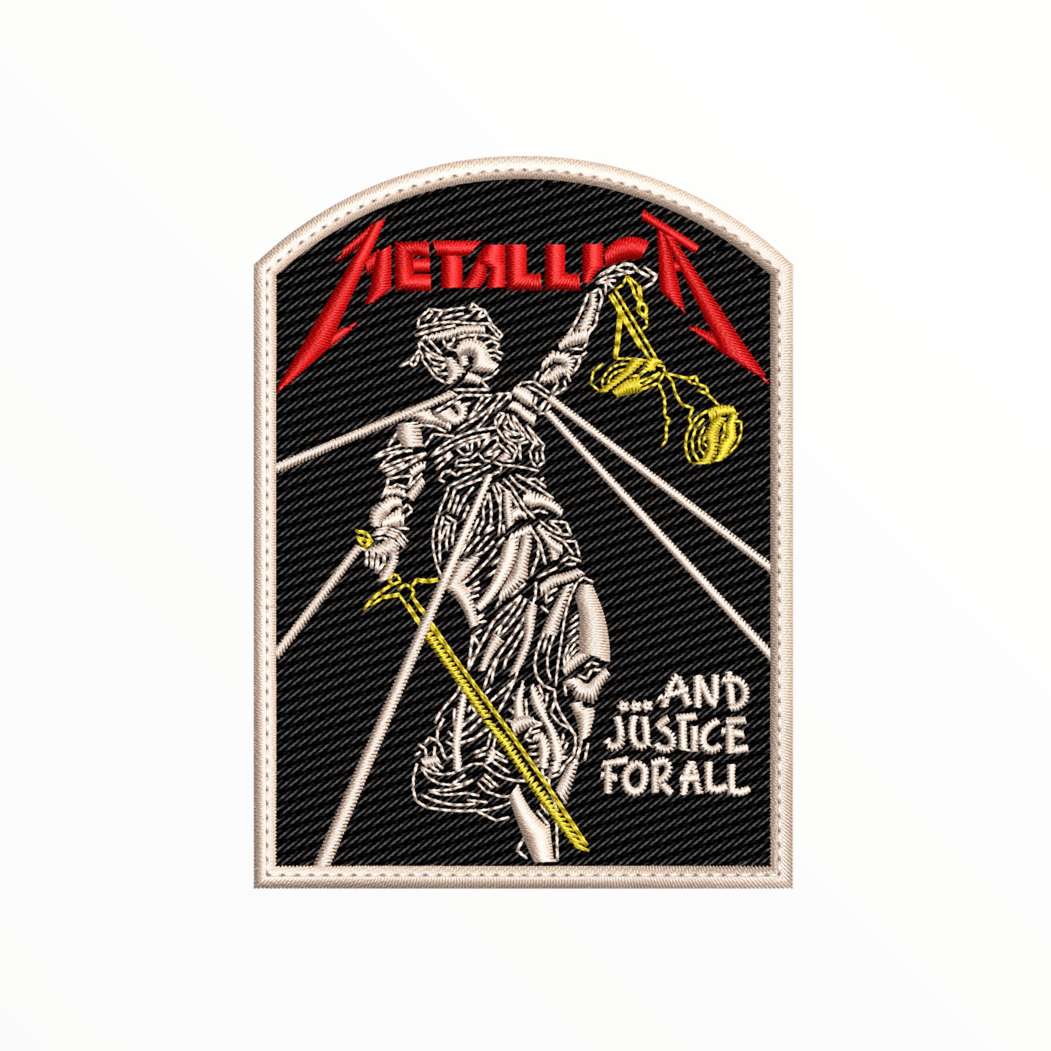 Parche Bordado Metallica