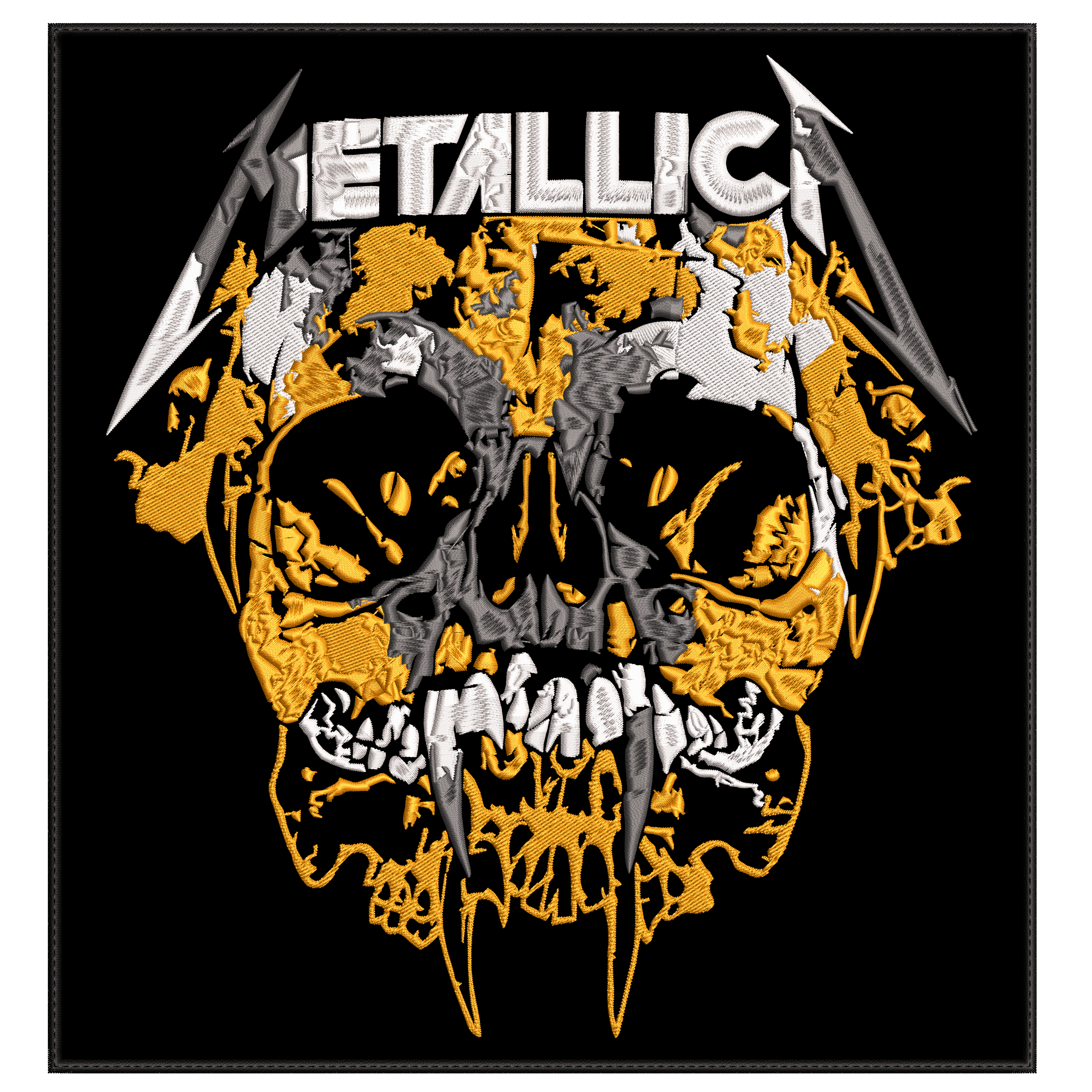 Espaldera Bordada METALLICA Thrash Metal