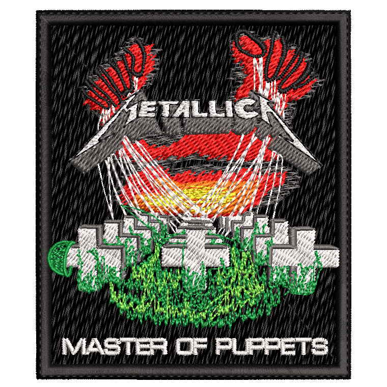 Parche Bordado METALLICA Thrash Metal