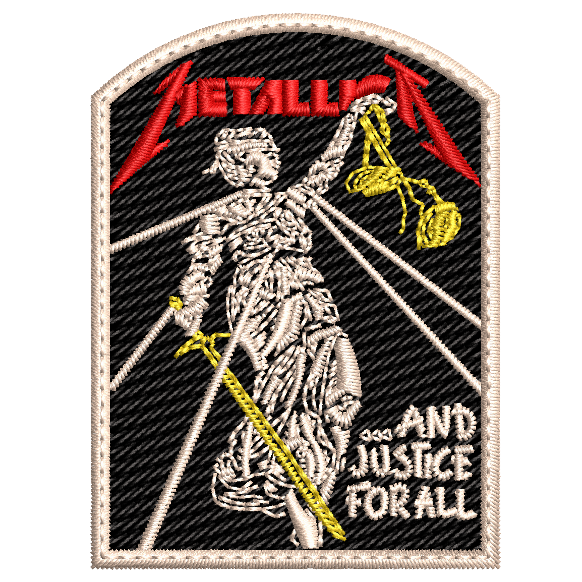 Parche Bordado Mini METALLICA Thrash Metal