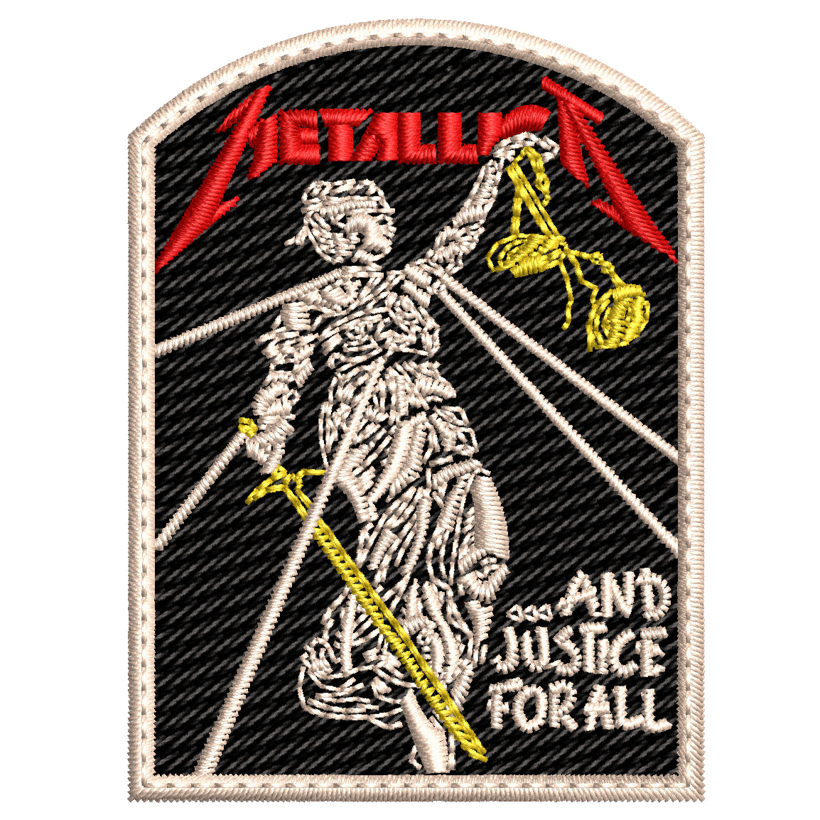 Parche Bordado Mini METALLICA Thrash Metal
