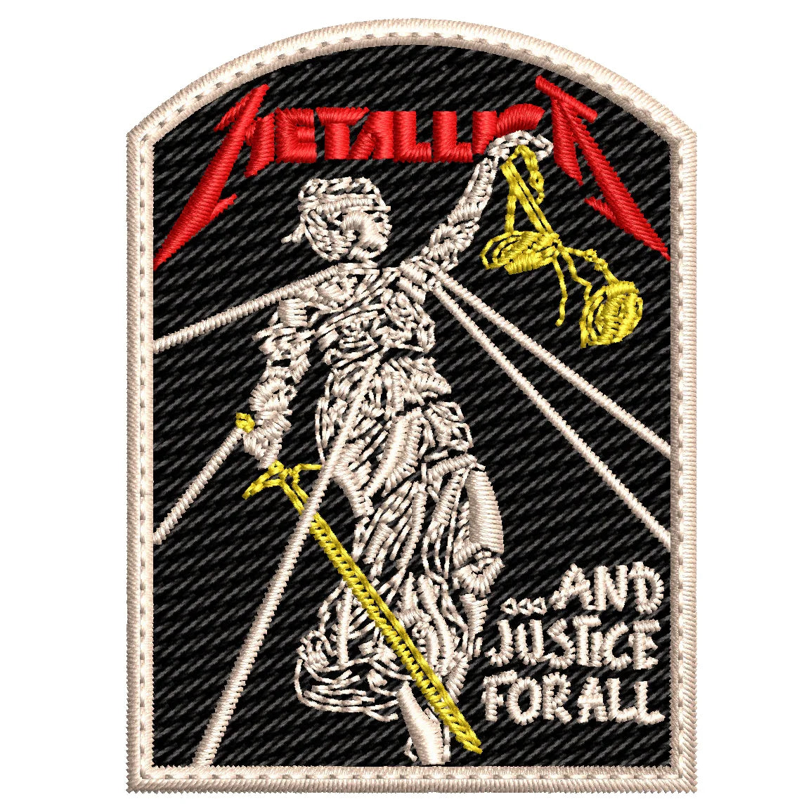 Parche Bordado Mini METALLICA Thrash Metal