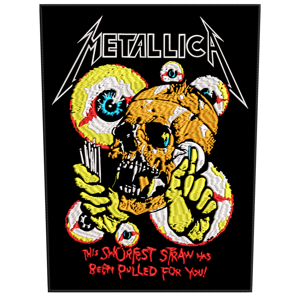 Espaldera Bordada METALLICA Thrash Metal