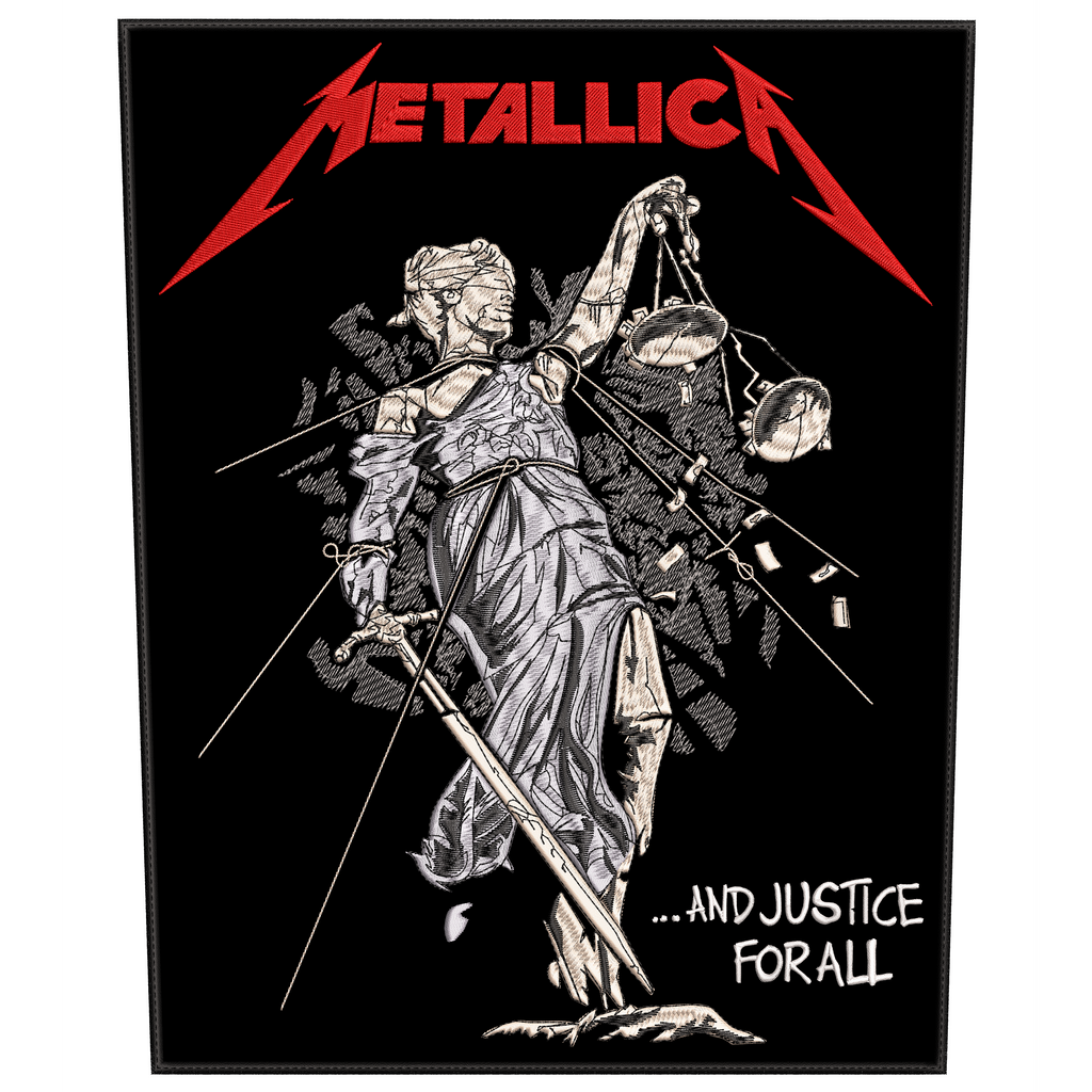 Espaldera Bordada METALLICA Thrash Metal