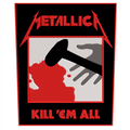 Espaldera Bordada METALLICA Thrash Metal