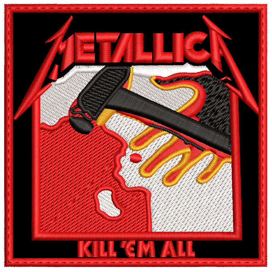 Parche Bordado METALLICA Thrash Metal