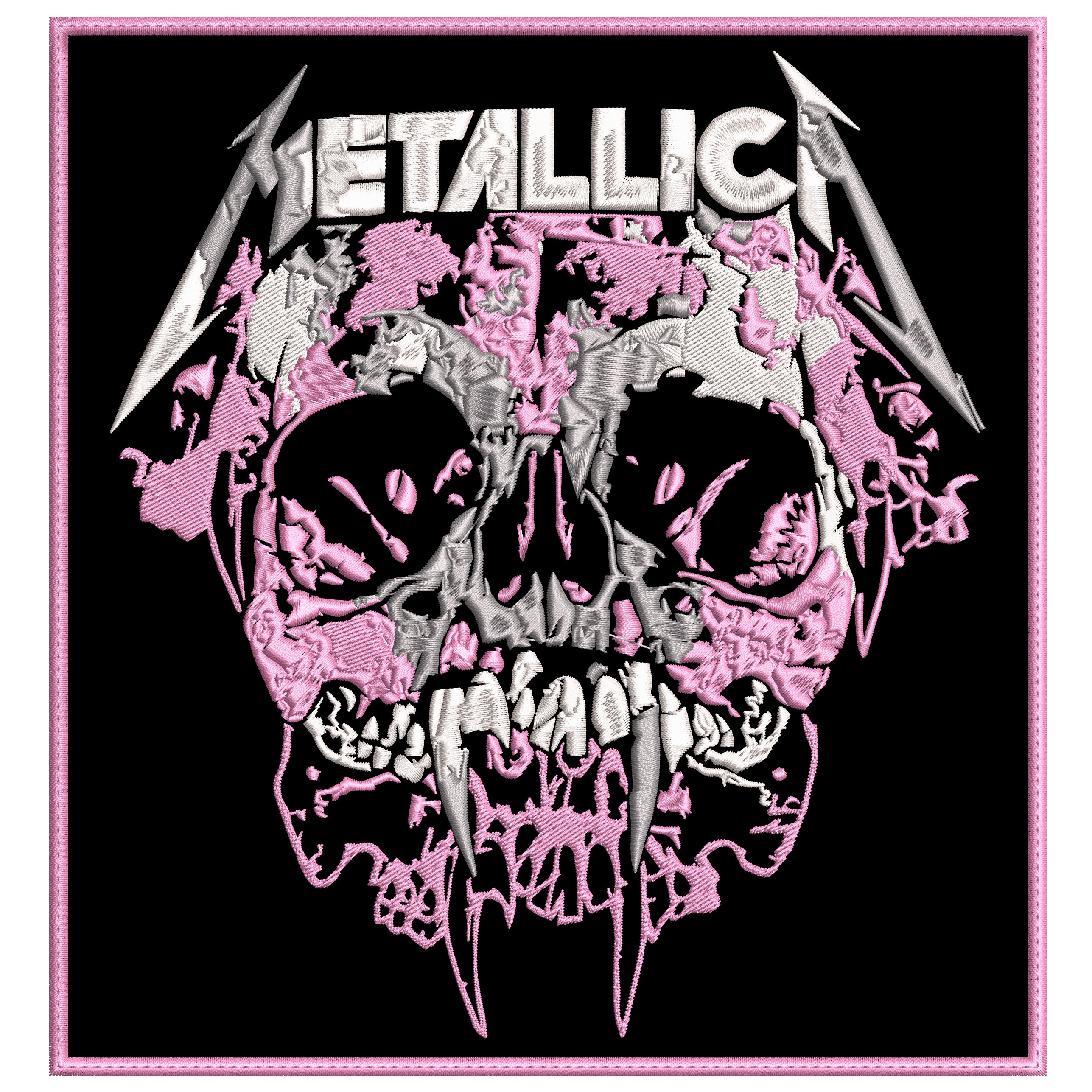 Espaldera Bordada METALLICA Thrash Metal