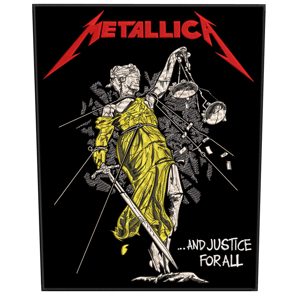 Espaldera Bordada METALLICA Thrash Metal