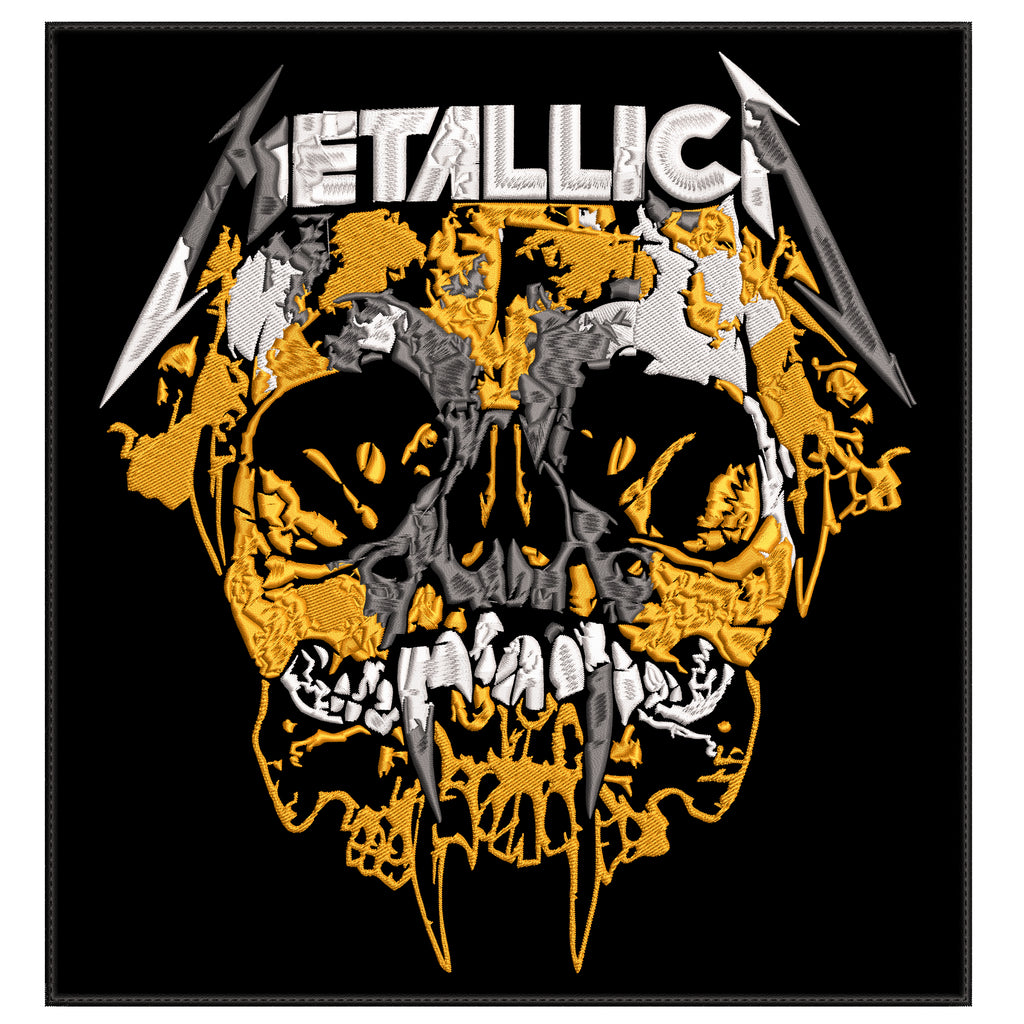 Espaldera Bordada METALLICA Thrash Metal
