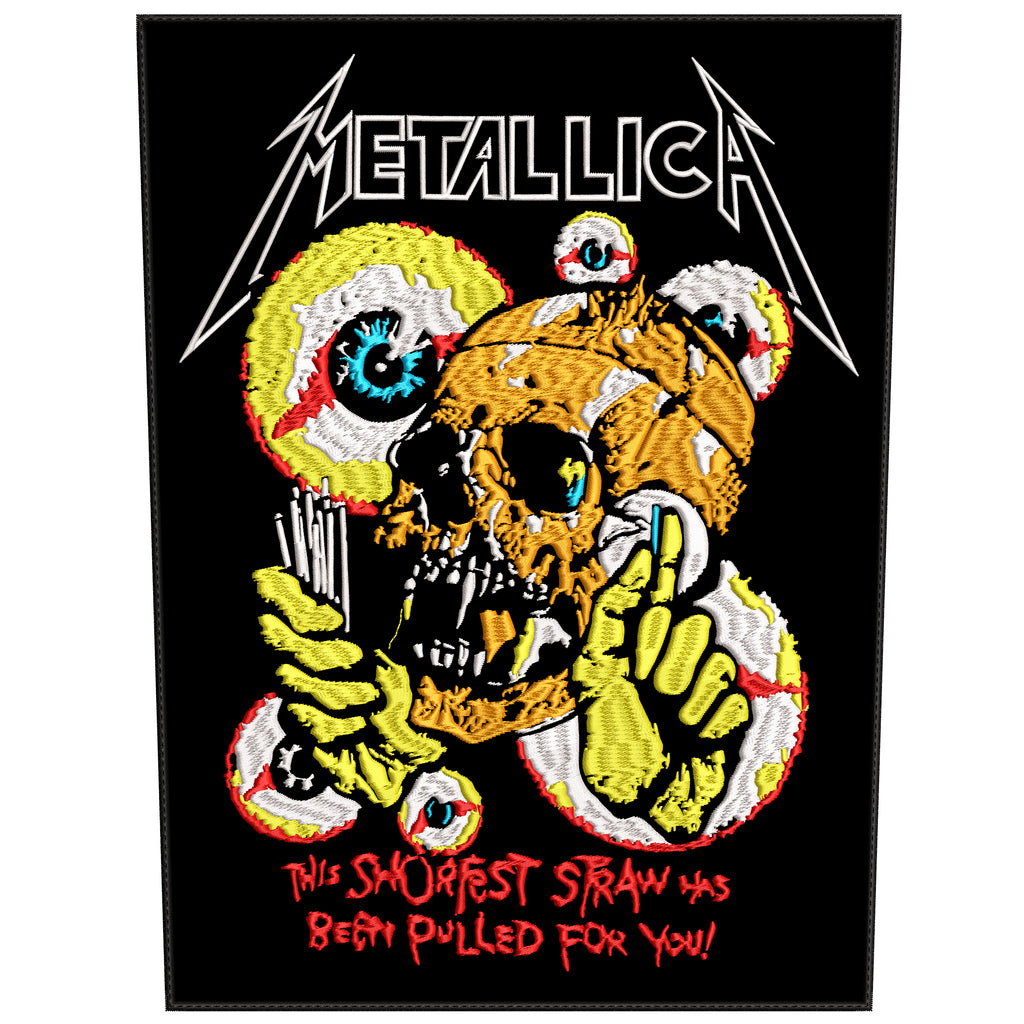 Espaldera Bordada METALLICA Thrash Metal