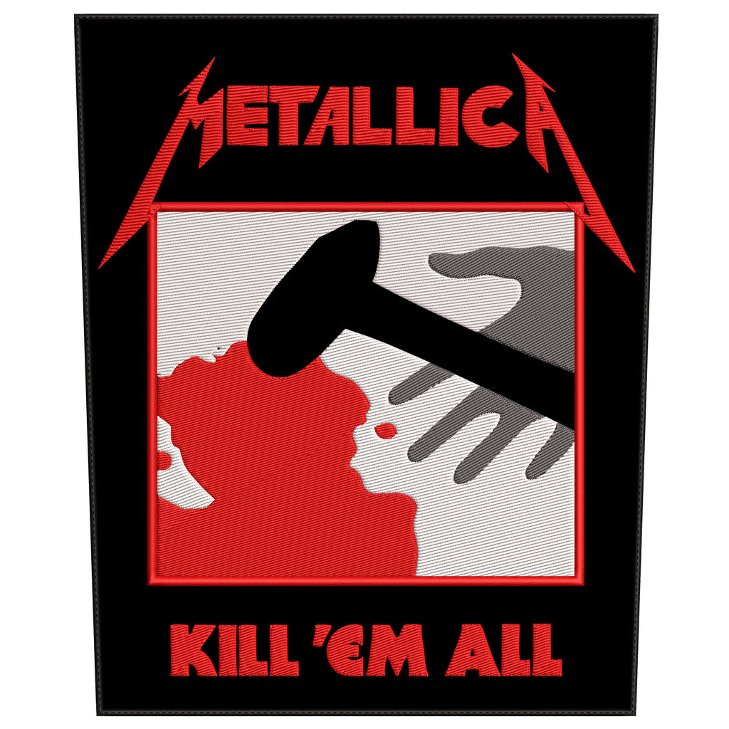 Espaldera Bordada METALLICA Thrash Metal