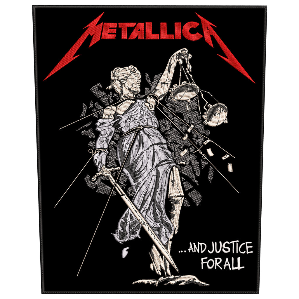 Espaldera Bordada METALLICA Thrash Metal